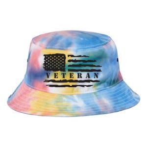 Veteran Us Flag Tie Dye Newport Bucket Hat