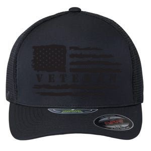 Veteran Us Flag Flexfit Unipanel Trucker Cap