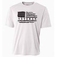 Veteran Us Flag Cooling Performance Crew T-Shirt