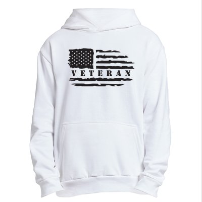 Veteran Us Flag Urban Pullover Hoodie