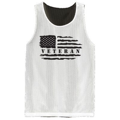 Veteran Us Flag Mesh Reversible Basketball Jersey Tank