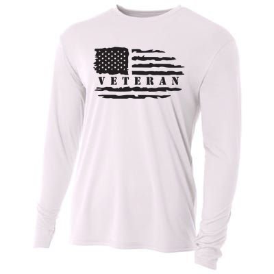 Veteran Us Flag Cooling Performance Long Sleeve Crew