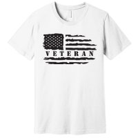 Veteran Us Flag Premium T-Shirt