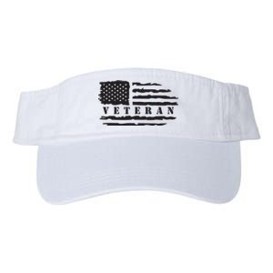 Veteran Us Flag Valucap Bio-Washed Visor