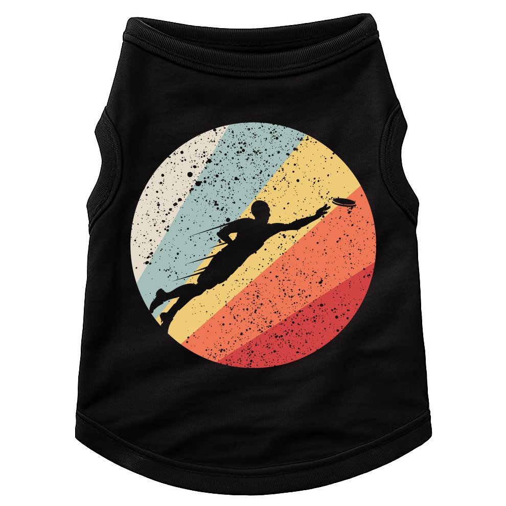 Vintage Ultimate Frisbee Gift For Frisbee Players Doggie Tank