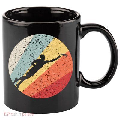 Vintage Ultimate Frisbee Gift For Frisbee Players 11oz C Handle Ceramic Mug