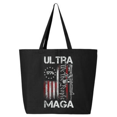 Vintage Usa Flag Ultra Maga Gun Usa 25L Jumbo Tote