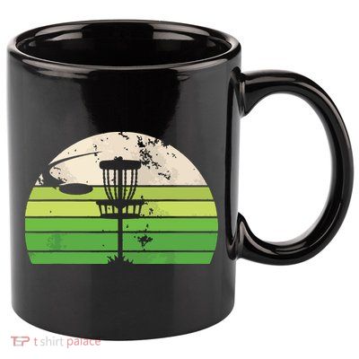 Vintage Ultimate Frisbee Disc Golf 11oz C Handle Ceramic Mug