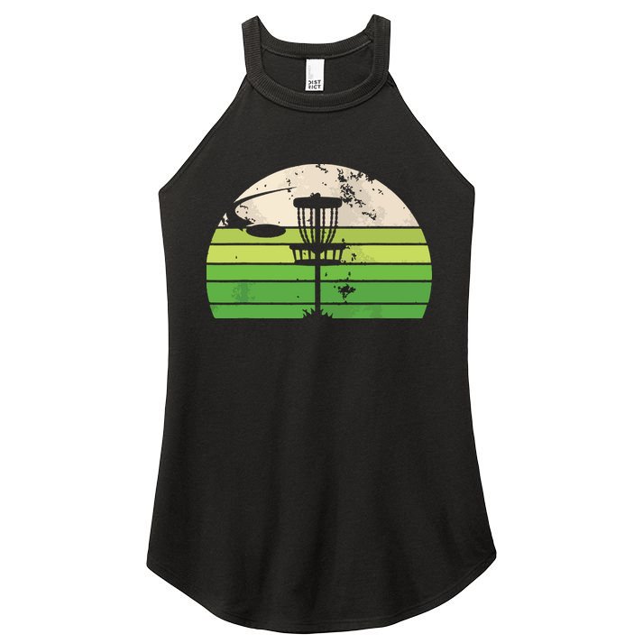 Vintage Ultimate Frisbee Disc Golf Women's Perfect Tri Rocker Tank