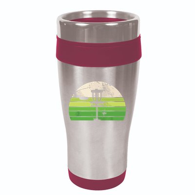 Vintage Ultimate Frisbee Disc Golf 16oz Travel Tumbler
