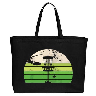 Vintage Ultimate Frisbee Disc Golf Cotton Canvas Jumbo Tote