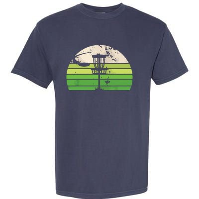 Vintage Ultimate Frisbee Disc Golf Garment-Dyed Heavyweight T-Shirt