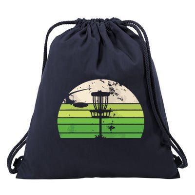 Vintage Ultimate Frisbee Disc Golf Drawstring Bag