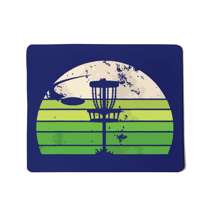 Vintage Ultimate Frisbee Disc Golf Mousepad