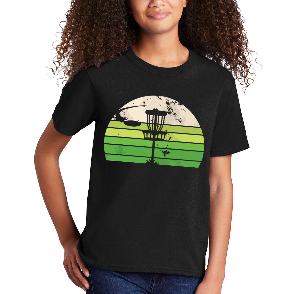 Vintage Ultimate Frisbee Disc Golf Kids T-Shirt