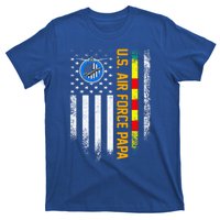 Vintage Usa Flag Proud Us Air Force Vietnam Veteran Papa Meaningful Gift T-Shirt