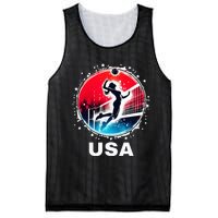 Volleyball Usa Go Usa Team U.S.A Flag Women Volleyball Mesh Reversible Basketball Jersey Tank