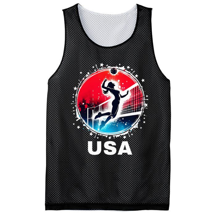 Volleyball Usa Go Usa Team U.S.A Flag Women Volleyball Mesh Reversible Basketball Jersey Tank