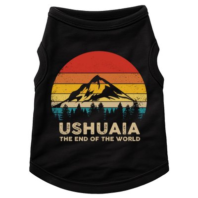 Vintage Ushuaia Great Gift Argentina Souvenir Great Gift Doggie Tank