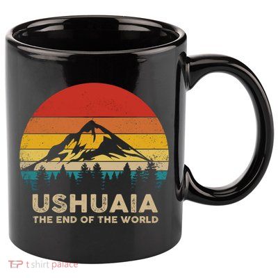 Vintage Ushuaia Great Gift Argentina Souvenir Great Gift 11oz C Handle Ceramic Mug