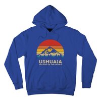 Vintage Ushuaia Great Gift Argentina Souvenir Great Gift Hoodie