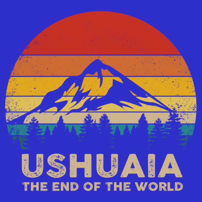 Vintage Ushuaia Great Gift Argentina Souvenir Great Gift T-Shirt