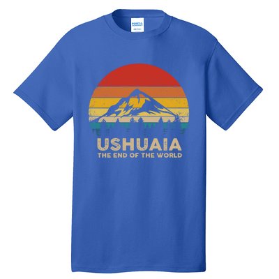 Vintage Ushuaia Great Gift Argentina Souvenir Great Gift Tall T-Shirt