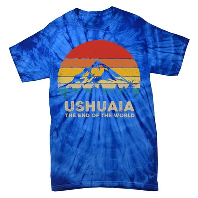 Vintage Ushuaia Great Gift Argentina Souvenir Great Gift Tie-Dye T-Shirt