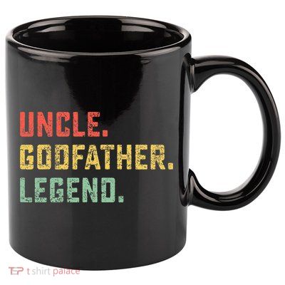 Vintage Uncle Godfather Legend Gift Favorite Best Uncle Ever 11oz C Handle Ceramic Mug