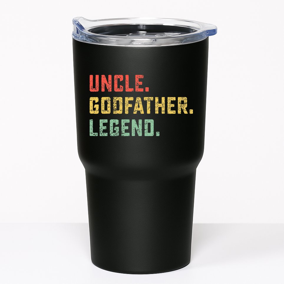 Vintage Uncle Godfather Legend Gift Favorite Best Uncle Ever Tumbler