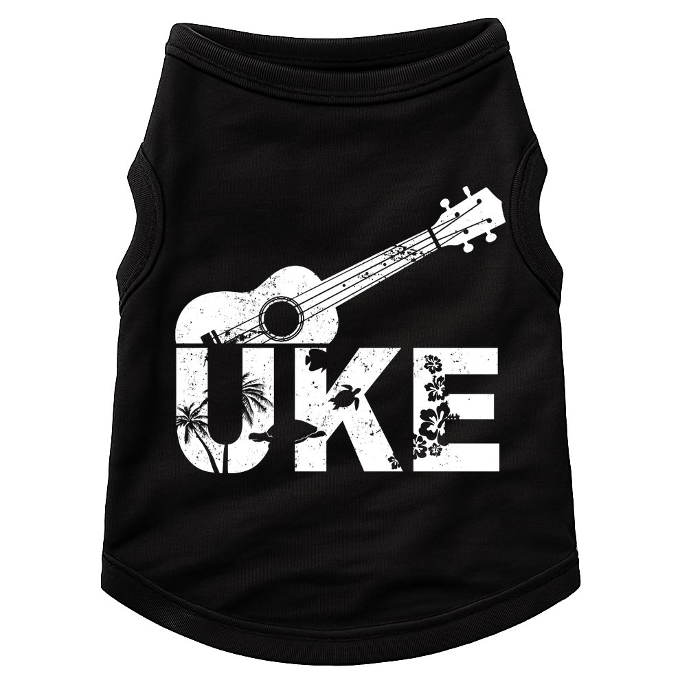 Vintage Uke Hawaiian Ukulele Doggie Tank