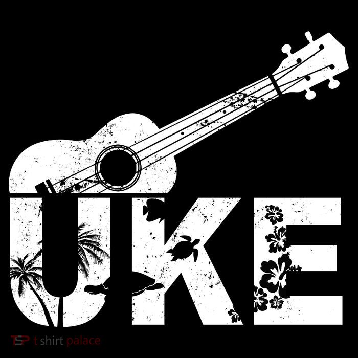 Vintage Uke Hawaiian Ukulele Tall T-Shirt