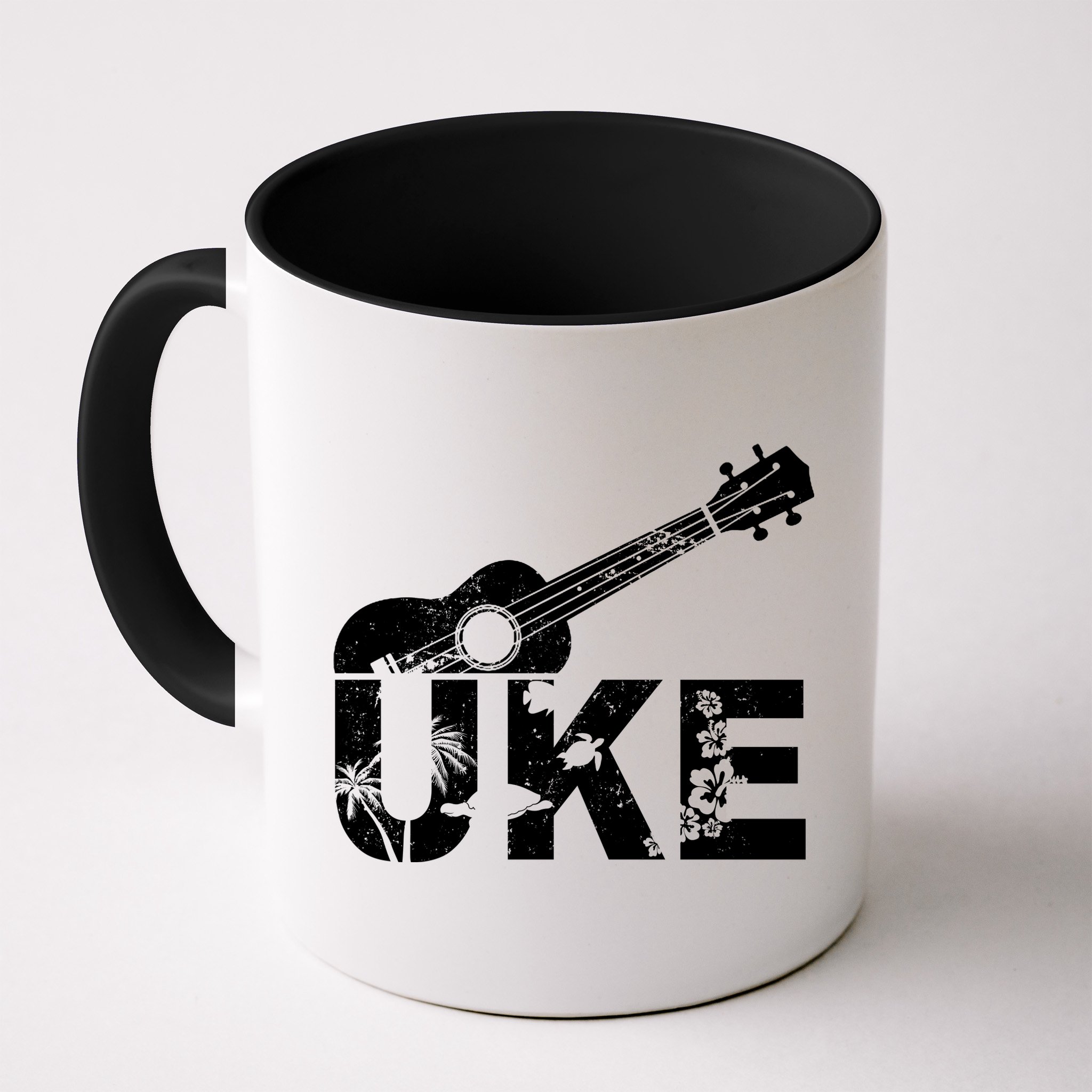 Vintage Uke Hawaiian Ukulele Mug