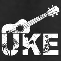 Vintage Uke Hawaiian Ukulele Trucker Hat