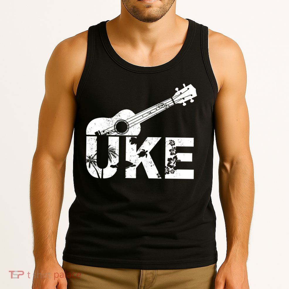 Vintage Uke Hawaiian Ukulele Tank Top