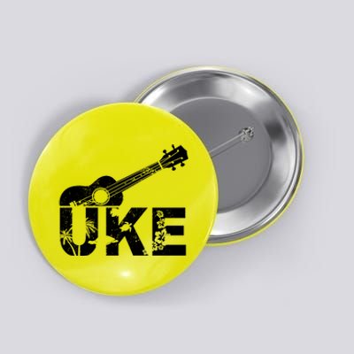 Vintage Uke Hawaiian Ukulele Button