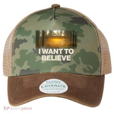 Vintage Ufo I Want To Believe Legacy Tie Dye Trucker Hat