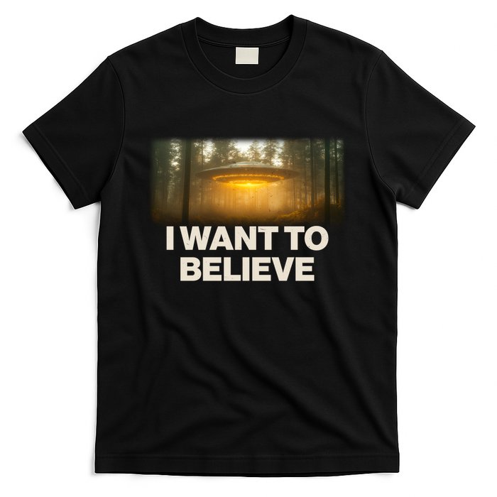 Vintage Ufo I Want To Believe T-Shirt