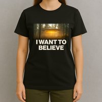 Vintage Ufo I Want To Believe T-Shirt