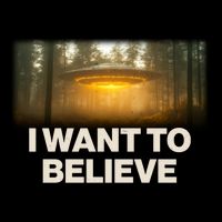 Vintage Ufo I Want To Believe T-Shirt