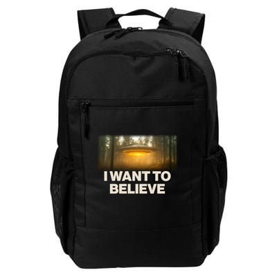 Vintage Ufo I Want To Believe Backpack