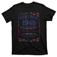 Vintage USA Legends Born In 1948 Classic Birthday T-Shirt