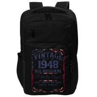 Vintage USA Legends Born In 1948 Classic Birthday Impact Tech Backpack