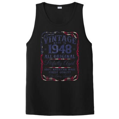 Vintage USA Legends Born In 1948 Classic Birthday PosiCharge Competitor Tank