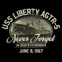 Vintage Uss Liberty Agtr5 1967 Military Gift Ship Performance Shirt
