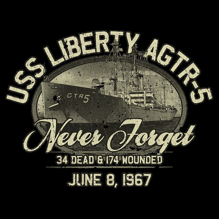 Vintage Uss Liberty Agtr5 1967 Military Gift Ship Performance Shirt