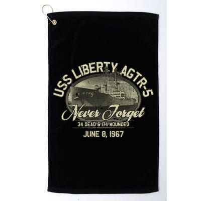 Vintage Uss Liberty Agtr5 1967 Military Gift Ship Golf Towel