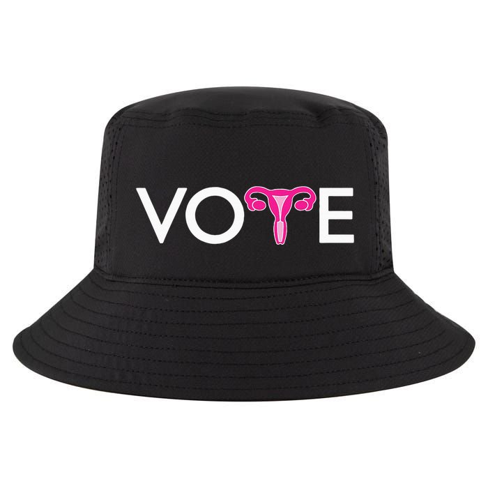 Vote Uterus Mind Your Own Uterus Stars Stripes Equal Rights Cool Comfort Performance Bucket Hat