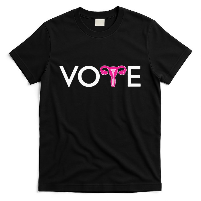 Vote Uterus Mind Your Own Uterus Stars Stripes Equal Rights T-Shirt