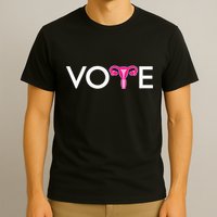 Vote Uterus Mind Your Own Uterus Stars Stripes Equal Rights T-Shirt